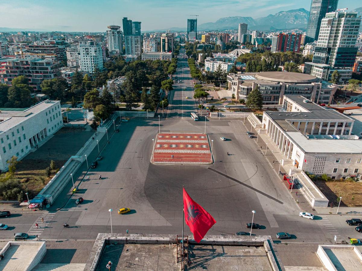 Image of Tirana, capital of Albania